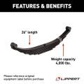 CURT - CURT Replacement Leaf Spring for RV Trailer Suspension System - 26", 4,000 lbs. - Image 2