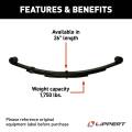 CURT - CURT Lippert Replacement Leaf Spring for Trailer Suspension System - 26", 1,750 lbs. - Image 3