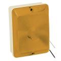 BARGMAN 30-86-004 TAILLIGHT #86 SERIES SINGLE AMBER TURN W/COLONIAL WHITE BASE