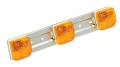 Wesbar 003301 ID Light Bar - Standard - Amber - Zinc Plated
