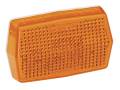 Wesbar 203263 Side Marker/Clearance Light - Amber with Reflex Lens with White Base