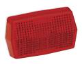 Wesbar 203264 Side Marker/Clearance Light - Red with Reflex Lens with White Base