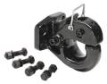 Tow Ready 63014 10 Ton Regular Pintle Hook (Inc. Grade 8 Hardware) Rating 20,000 lbs. (GTW), 4,000 lbs. (VL), Black