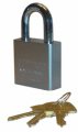 Trimax Locks TPL175S Square Hardened 50mm Solid Steel Padlock with 1.25 in. X 10mm Diameter Shackle - Re-Keyable