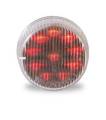 Custer CPL2CR 2 in. Round Red LED Light with Clear Lens - 10 Diode