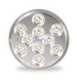 Custer CPL4CL-10 4 in. Round Clear LED Reverse Light - 10 Diode