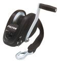 Fulton XLT18ZB301 Winch - 1800 lbs. - Single-Speed with 20 ft. Strap - Black Cover