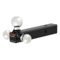 CURT Mfg 45655  Multi-Ball Mount - Three welded trailer balls on a solid shank