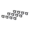 CURT Mfg 57207  Trailer Wire Connector Bracket - Bracket for 4-way, 5-way, and 6-way round sockets, bulk 12-Pack