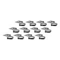 CURT Mfg 57203  Trailer Wire Connector Bracket - Short universal clamp-on mount for 4, 5 and 6-way socket brackets, bulk 12-Pack