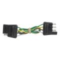 CURT Mfg 58381  4-Way Bonded 12 Bonded Loop, Car & Trailer End - Pkg. - 4-way flat car & trailer ends, packaged