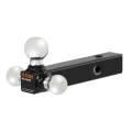 CURT Mfg 45001  Multi-Ball Mount - Three welded trailer balls on a hollow shank
