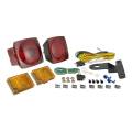 CURT Mfg 53540  Trailer Light Kit - 2 combinations lights, 2 marker lights, 20' wiring harness, license plate bracket and frame mounting clips